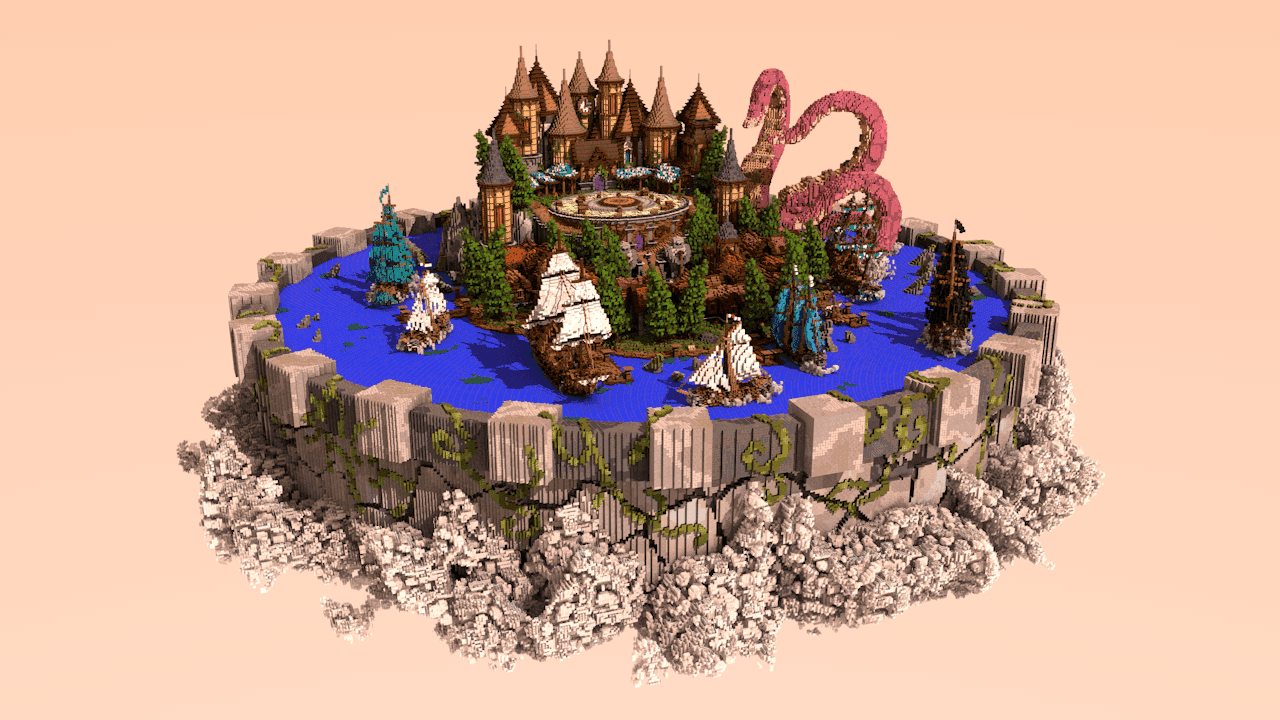 Tentacastle Minecraft build by BuildRoom