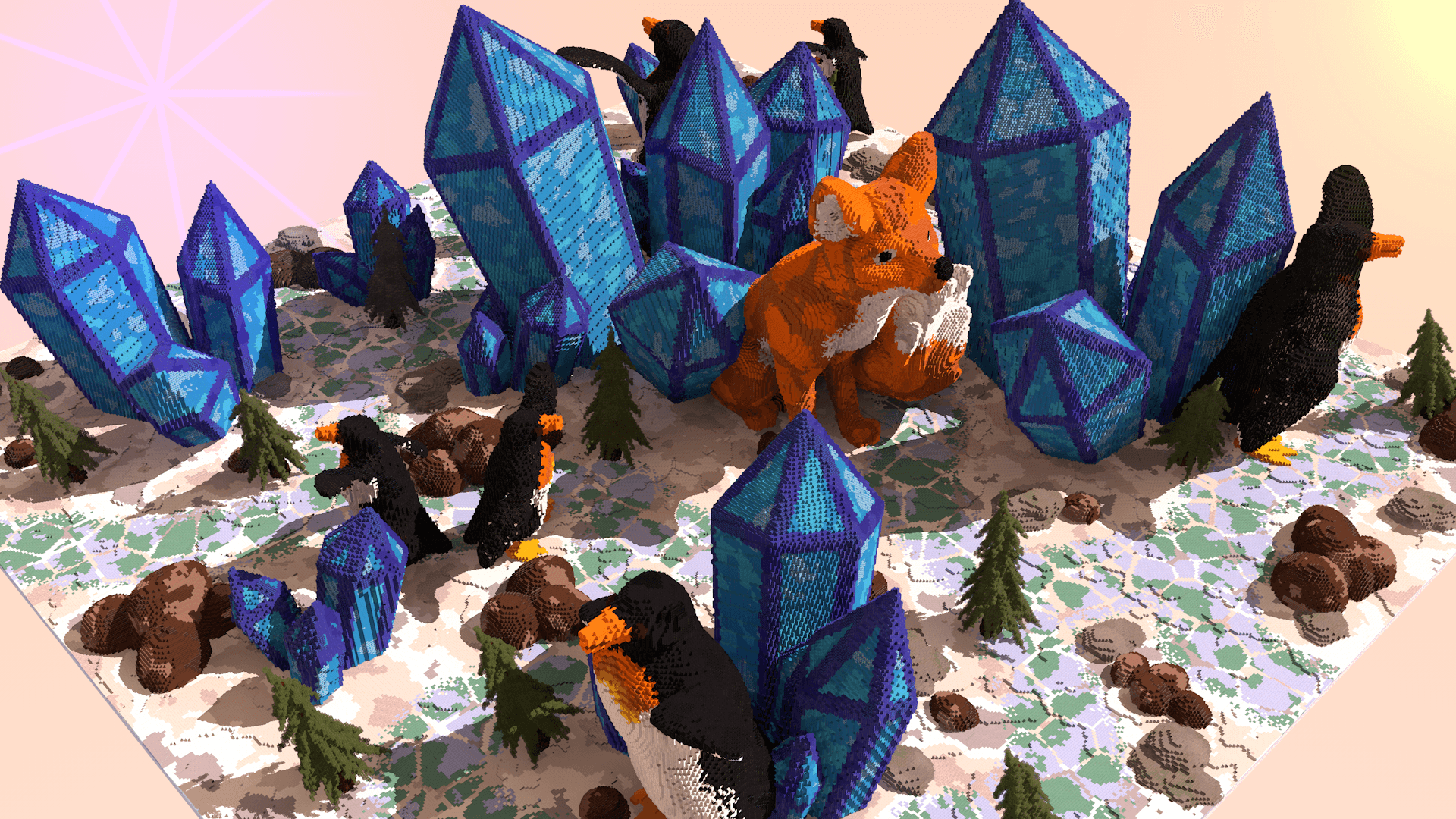 Fox Shards Minecraft build by BuildRoom