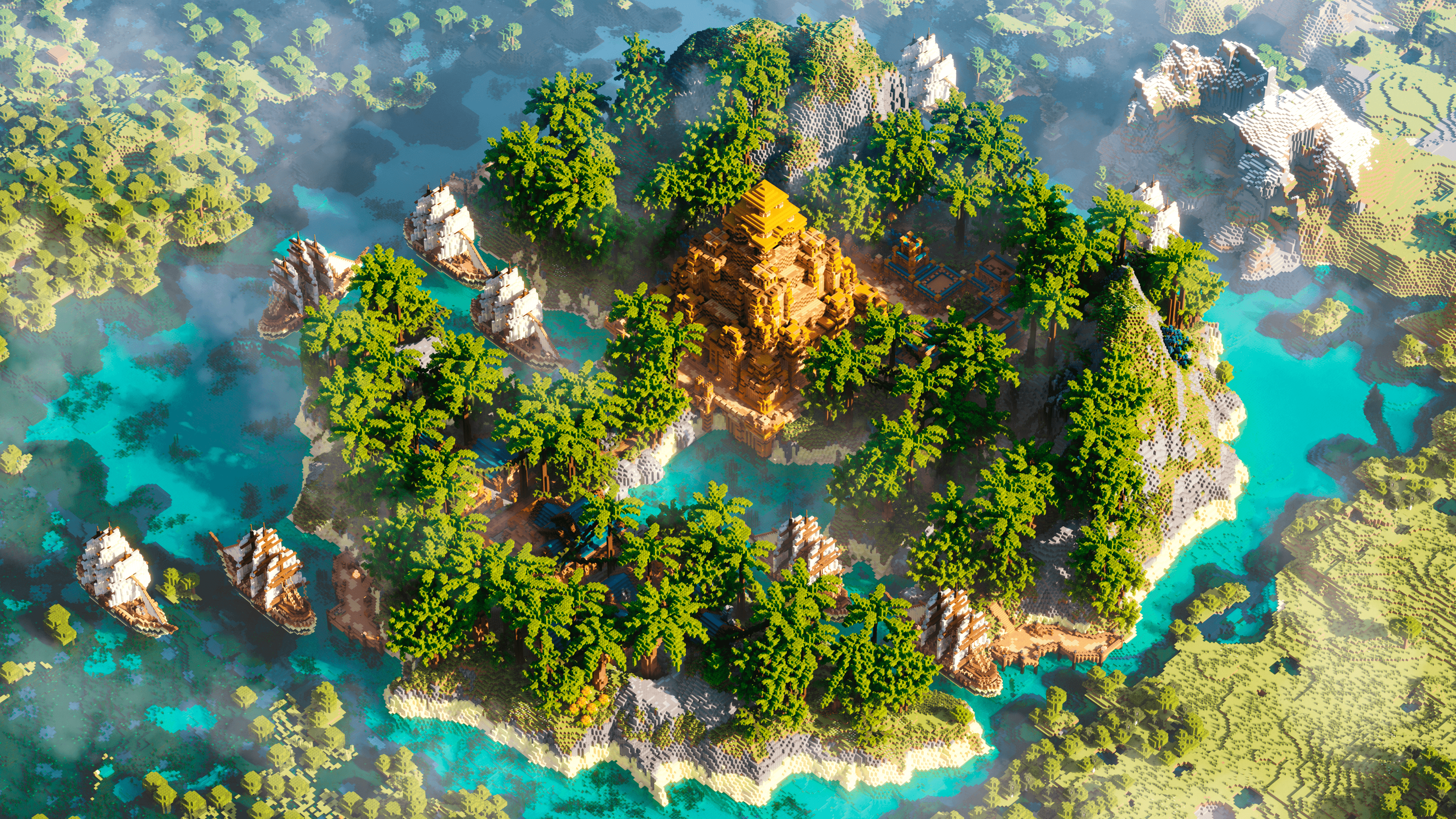 Jungle Sanctum Minecraft build by BuildRoom